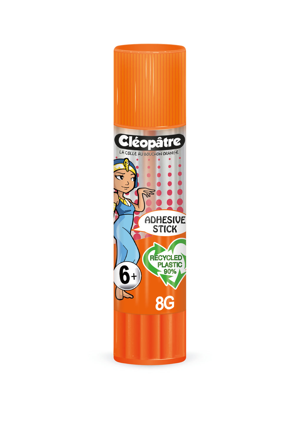 Bâton de Colle TRANSPARENTE "Cléostick" Adhésive en 8g