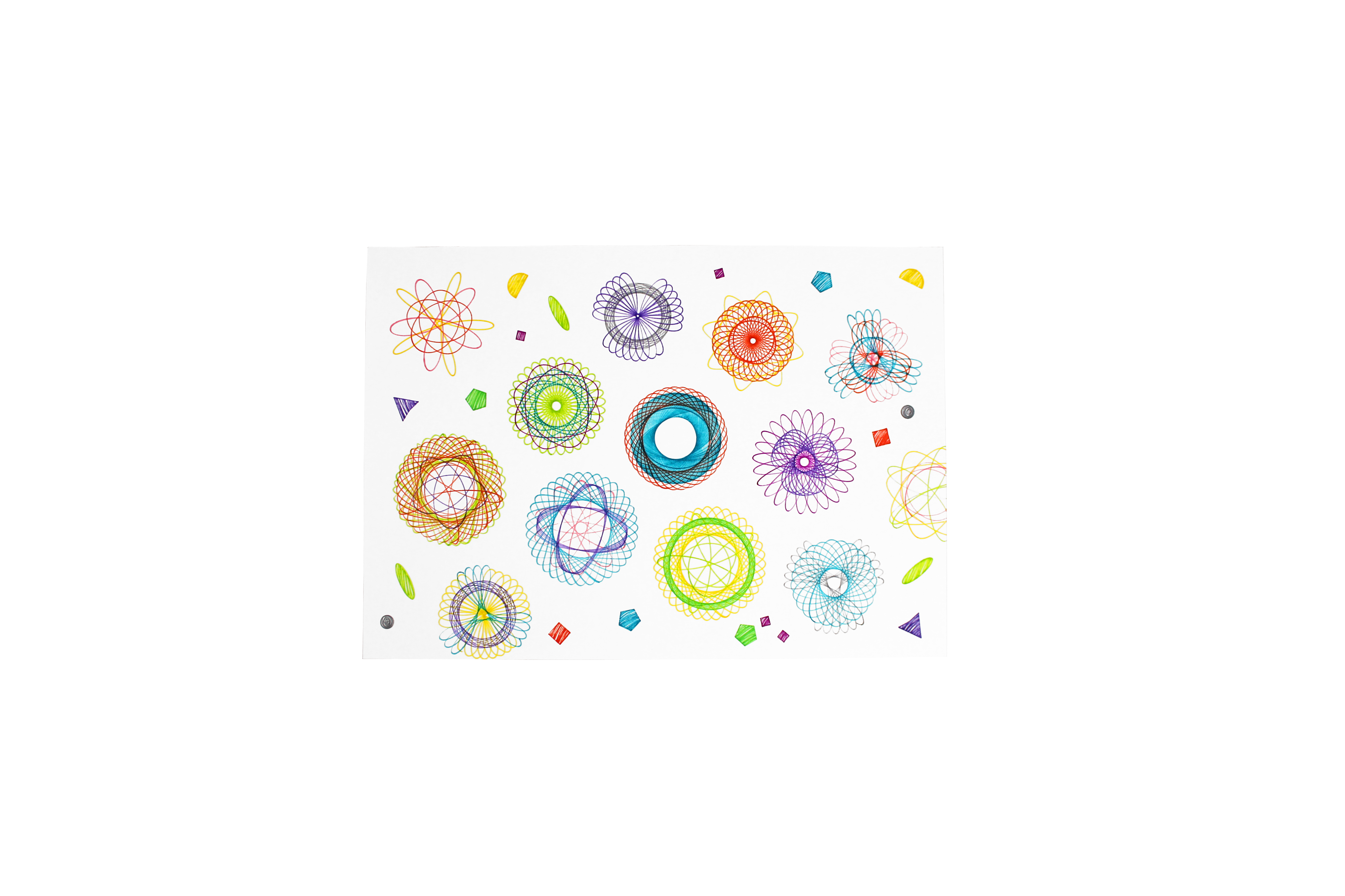 Règle Spirographe 20*10cm 3 modèles