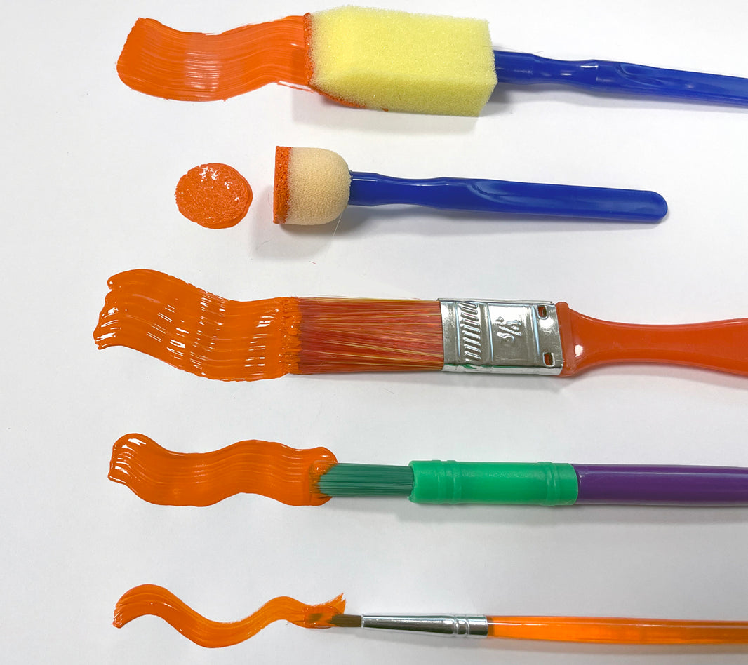 Lot de 25 pinceaux et brosses Ecole