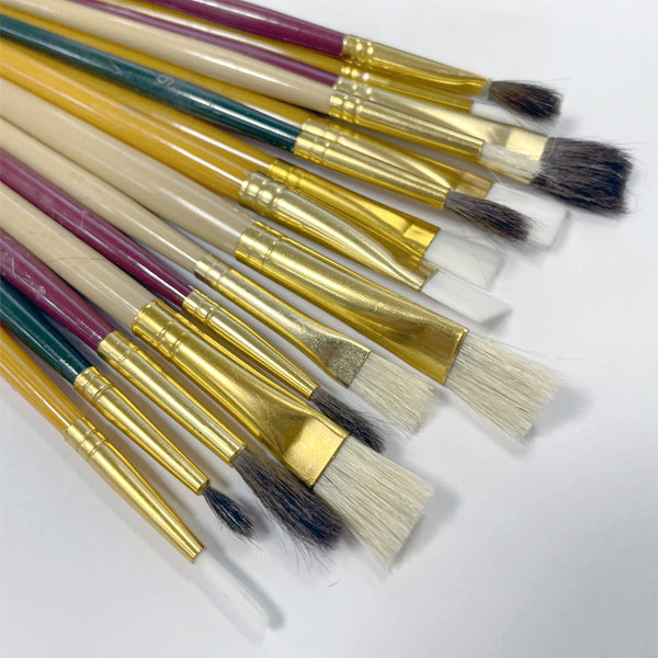 Lot de 25 pinceaux et brosses Artiste