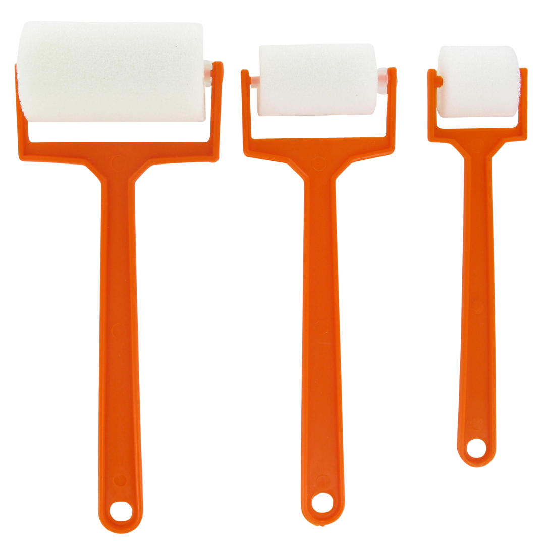 Lot de 3 rouleaux mousse 25, 40 et 60 mm