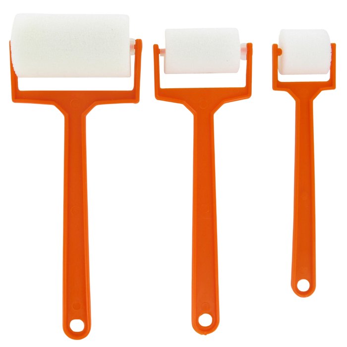 Lot de 3 rouleaux mousse 25, 40 et 60 mm