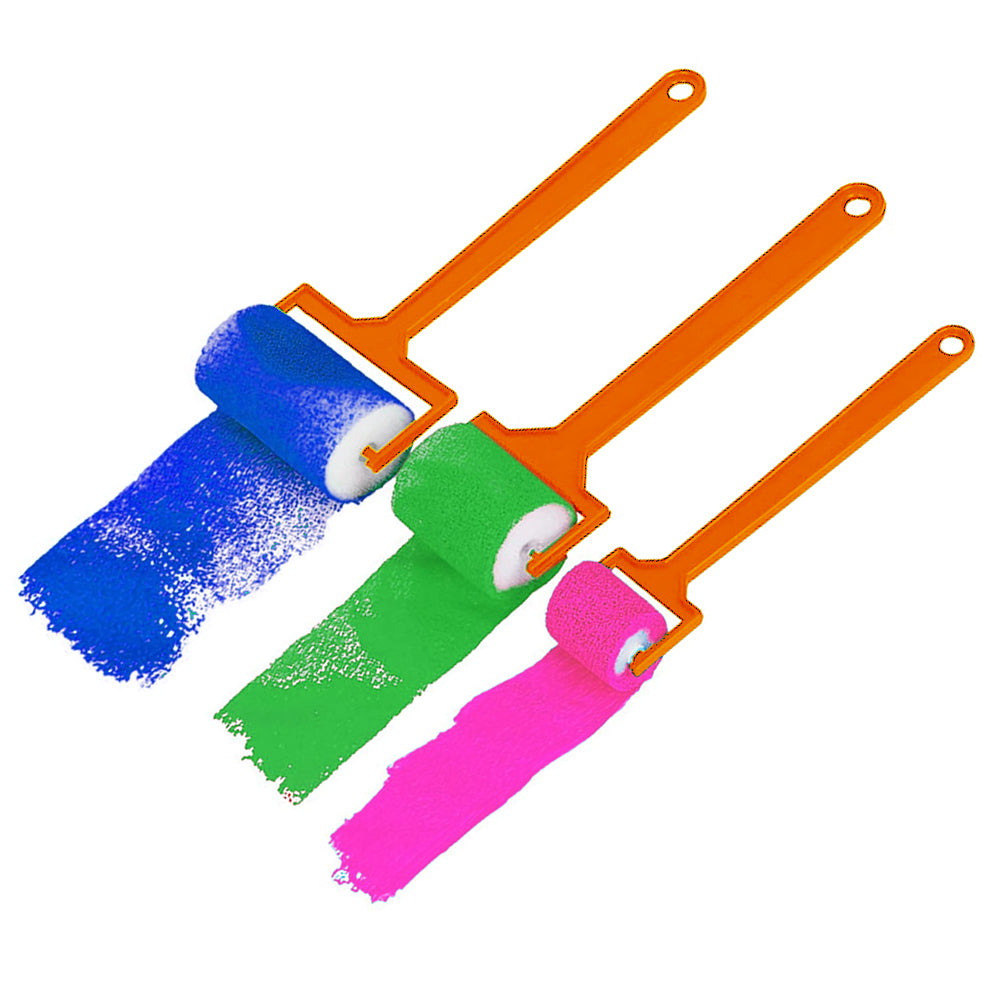Lot de 3 rouleaux mousse 25, 40 et 60 mm