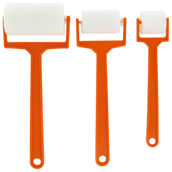 Lot de 3 rouleaux mousse 25, 40 et 60 mm