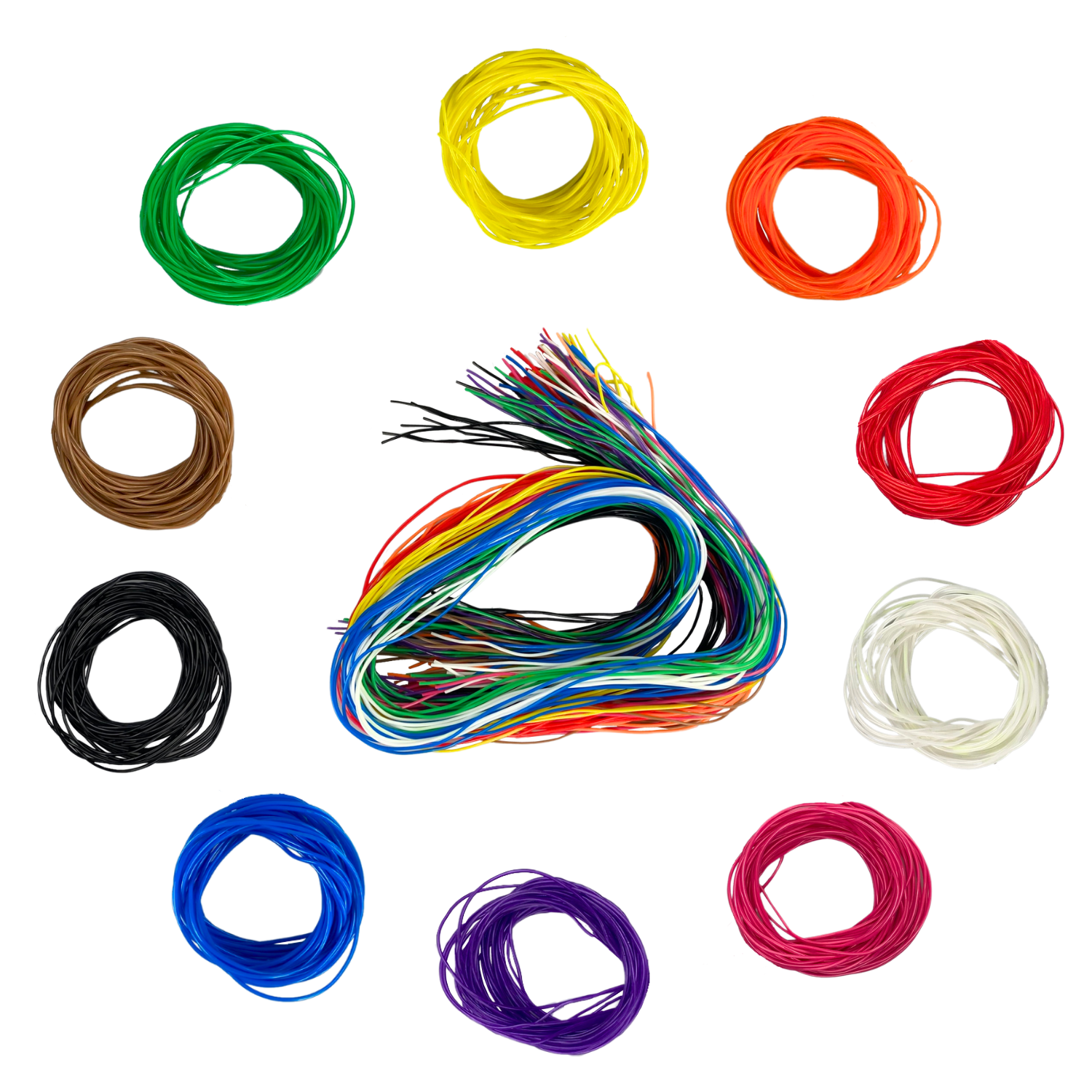 Sachet de scoubidous - couleurs assorties - 1 mètre