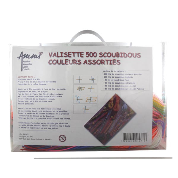 Sachet de scoubidous - couleurs assorties - 1 mètre