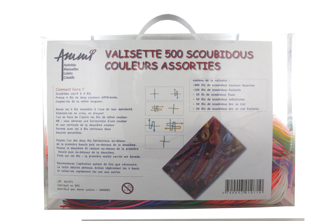 Sachet de scoubidous - couleurs assorties - 1 mètre