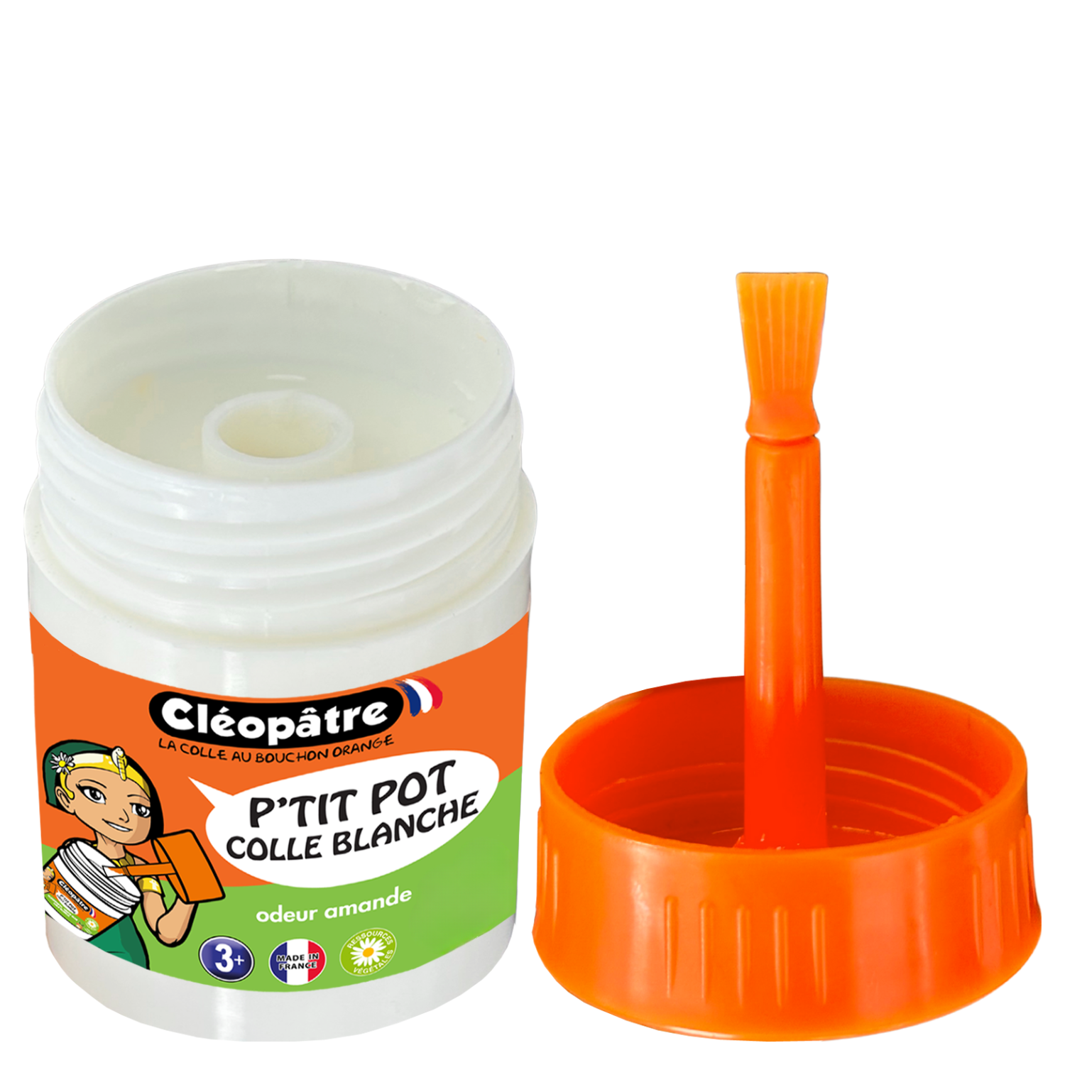 P'tit Pot de colle Cléopâtre à l'odeur d'amande