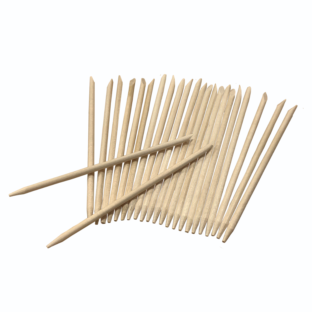 Bâtonnets bois pour carte à gratter 11.5*0.40cm
