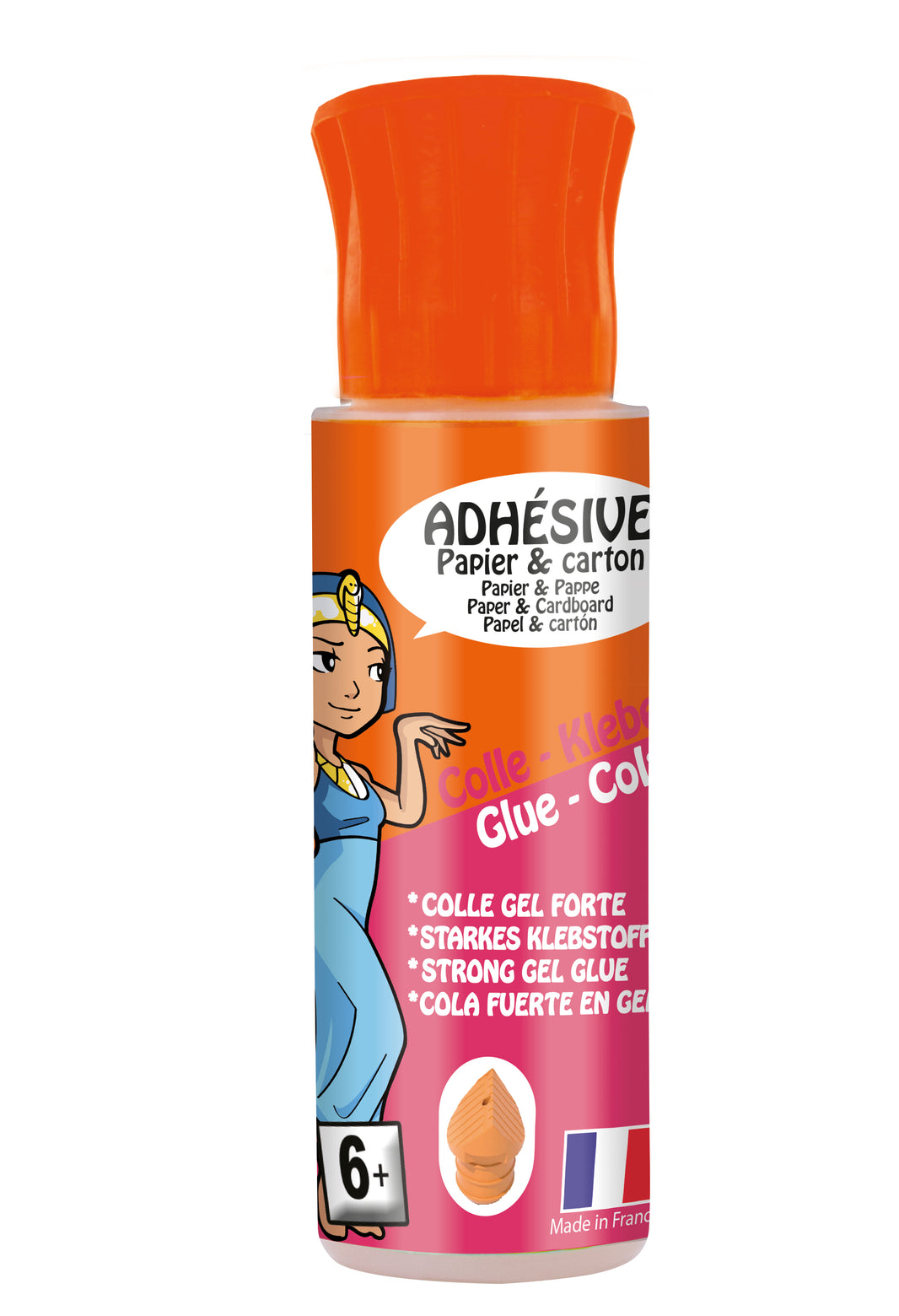 Colle transparente  "Adhésive" avec embout étendeur