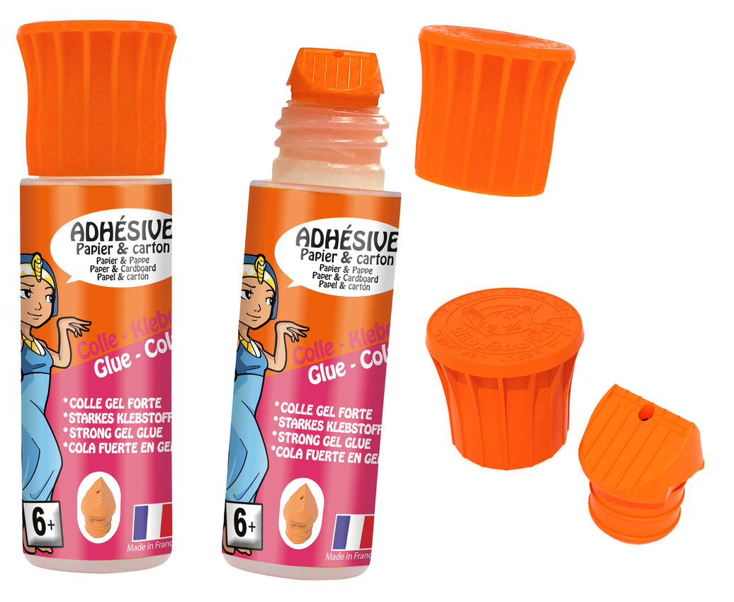 Colle transparente  "Adhésive" avec embout étendeur