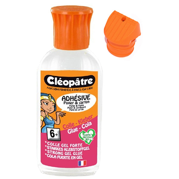 Colle transparente  "Adhésive" avec embout étendeur