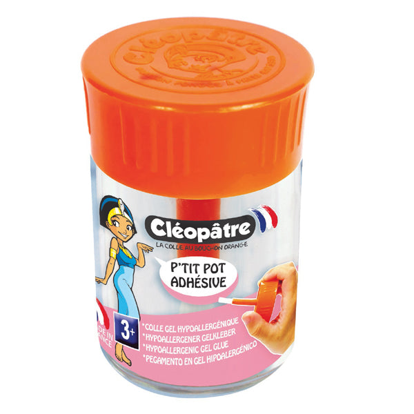 P'tit Pot Colle transparente hypoallergénique "Adhésive" en 50gr