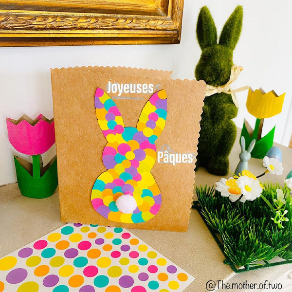 624 Gommettes Rondes - 6 couleurs Pastel