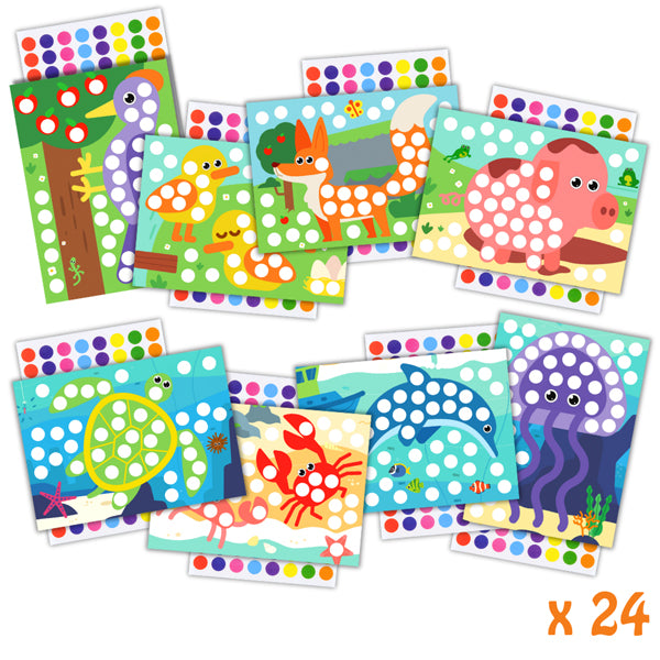 4 Ateliers gommettes A5 - 288 gommettes