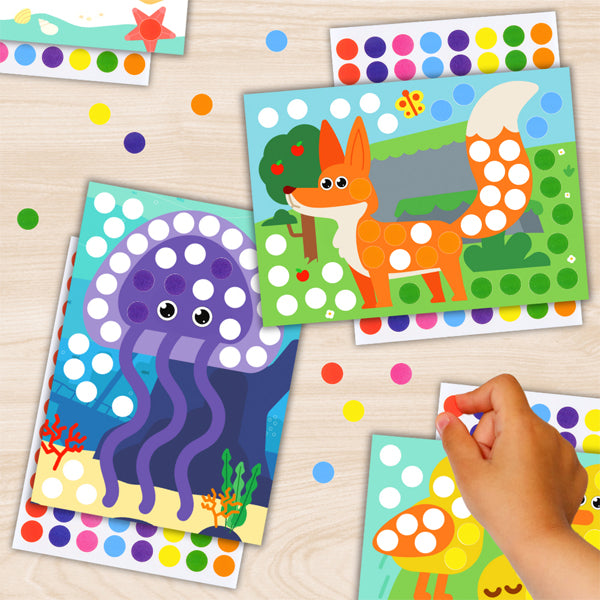 4 Ateliers gommettes A5 - 288 gommettes