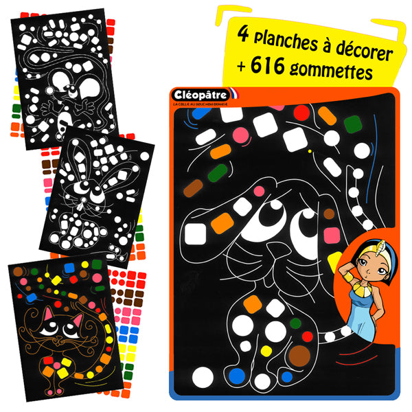 4 Ateliers gommettes A4 - 616 gommettes