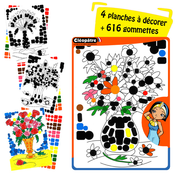 4 Ateliers gommettes A4 - 616 gommettes