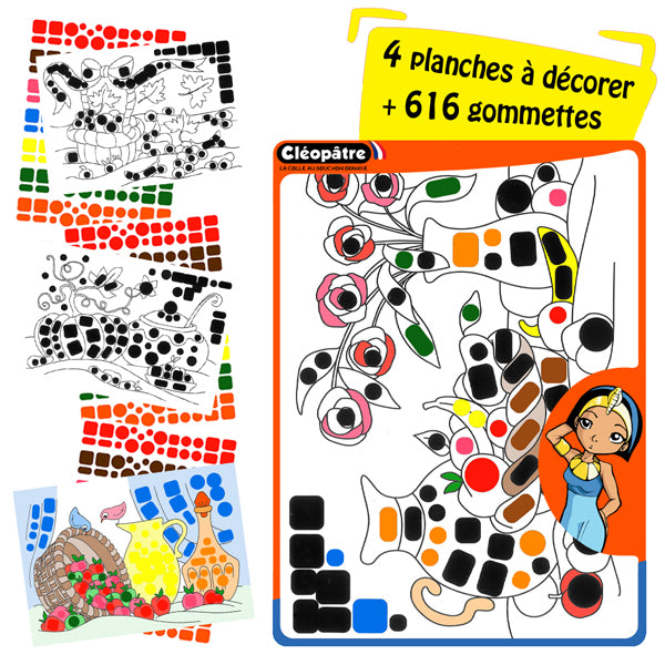 4 Ateliers gommettes A4 - 616 gommettes