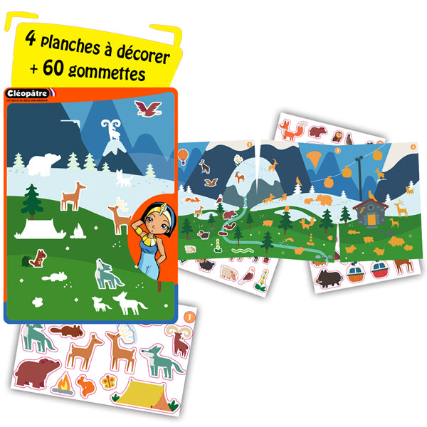 Fresque gommettes géante