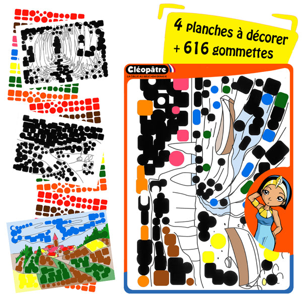 4 Ateliers gommettes A4 - 616 gommettes