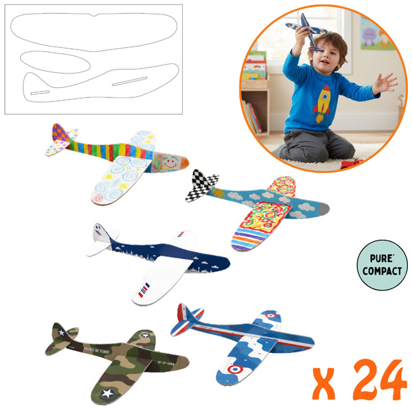 Mes 24 petits avions en Pure’Compact à décorer 14,5 cm