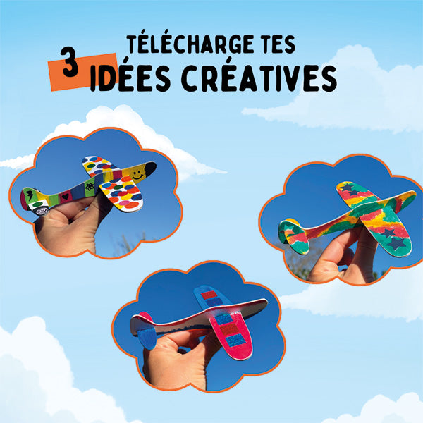 Mes 24 petits avions en Pure’Compact à décorer 14,5 cm