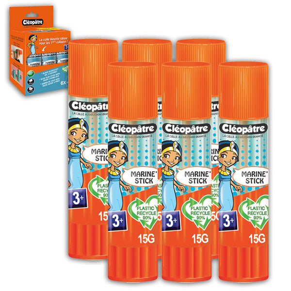 Lot de bâton de Colle "Cléostick Marine" en 15gr