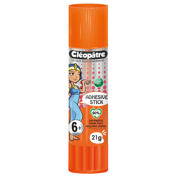 Bâton de Colle TRANSPARENTE "Cléostick" Adhésive en 21g