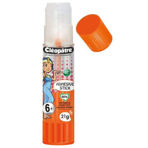 Lot de bâton de Colle TRANSPARENTE "Cléostick" Adhésive en 21g
