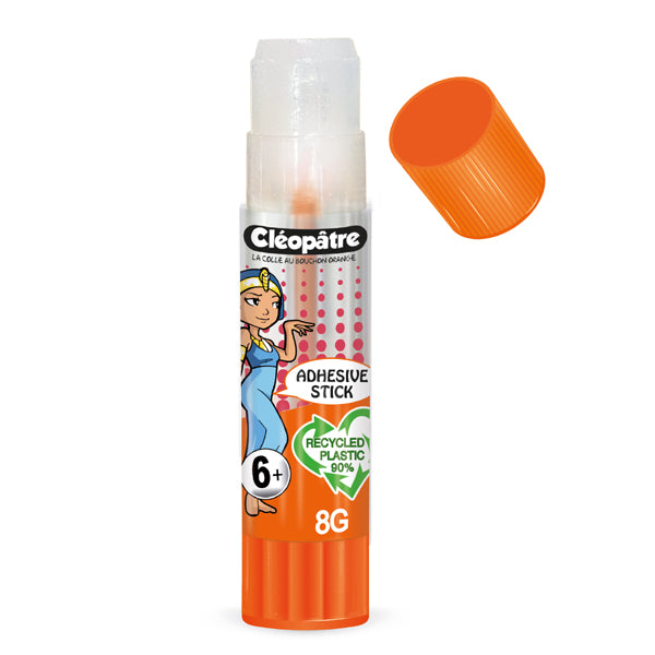 Bâton de Colle TRANSPARENTE "Cléostick" Adhésive en 8g