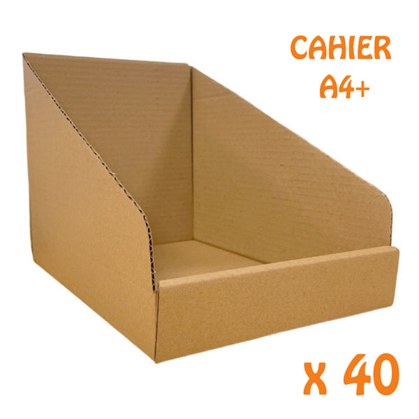 Bac carton cahier