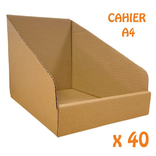 Bac carton cahier