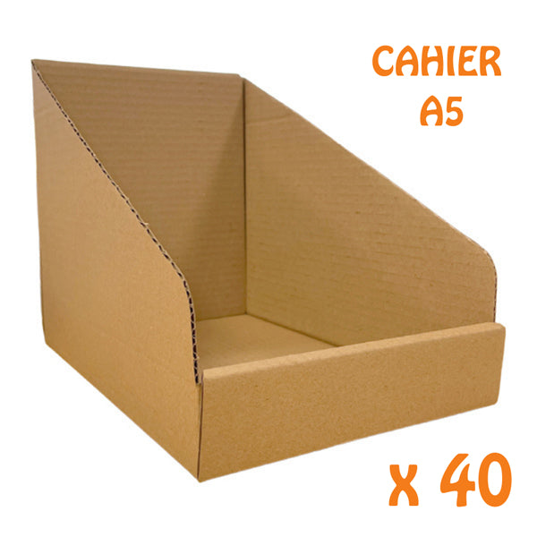 Bac carton cahier