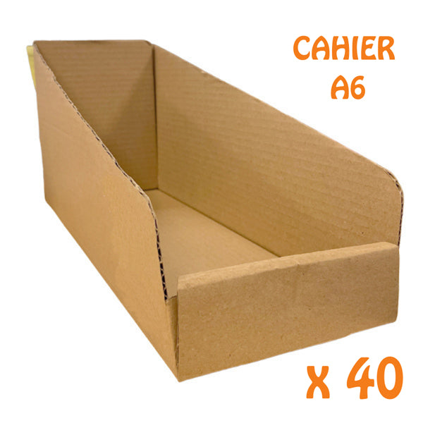 Bac carton cahier