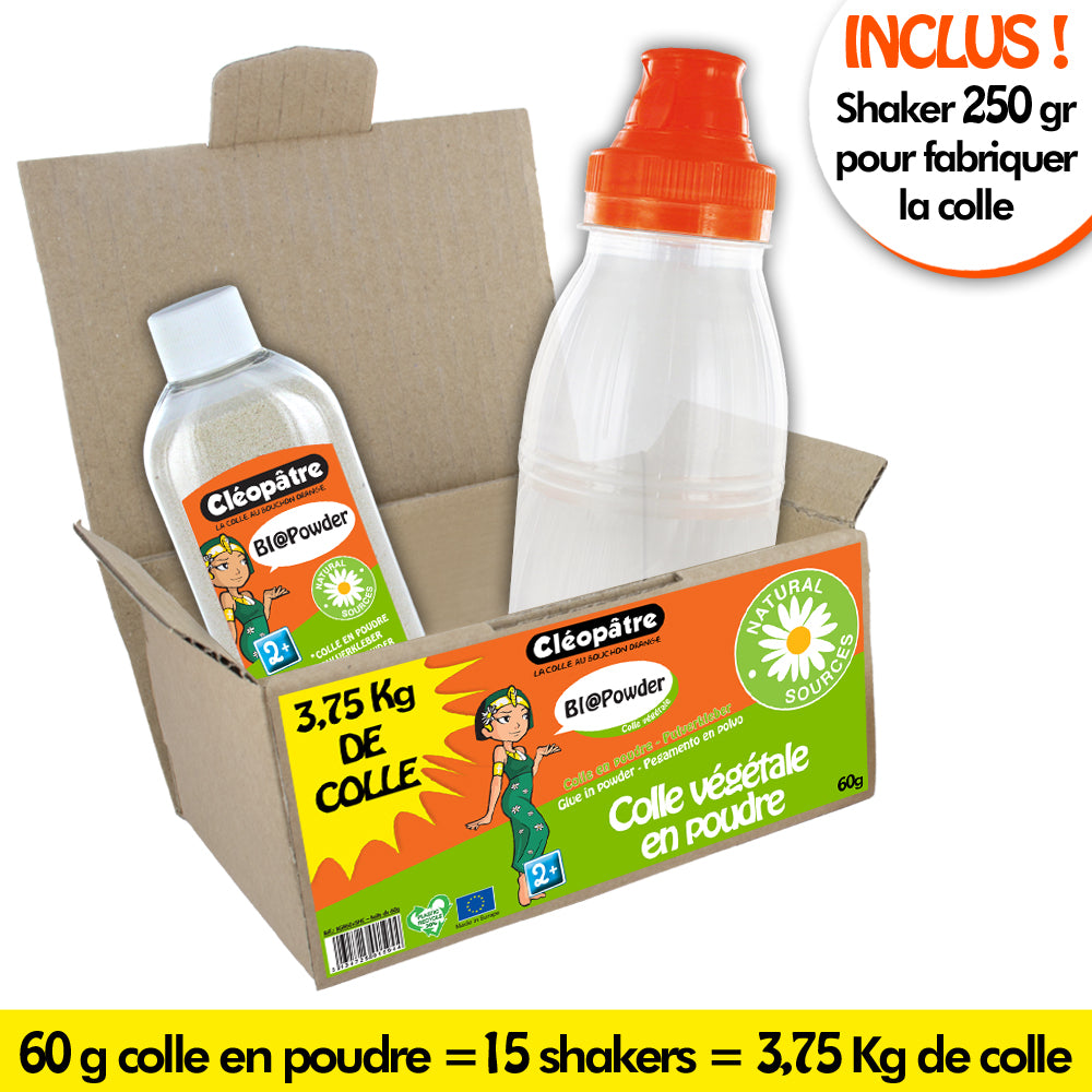 Bi@Powder Colle en poudre de 60g + shaker