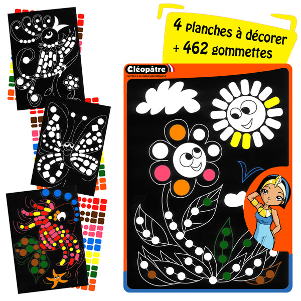 4 Ateliers gommettes A4 - 462 gommettes