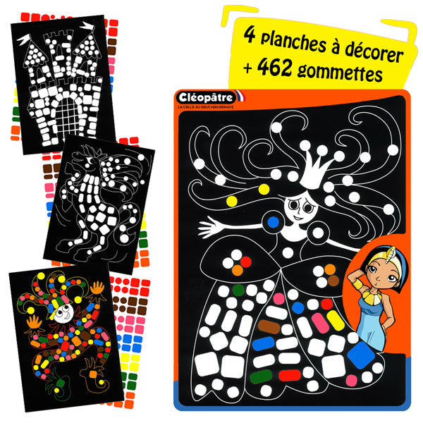 4 Ateliers gommettes A4 - 462 gommettes