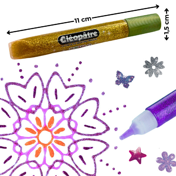 10 Stylos Colle Pailletée 12g - Glitter Glue