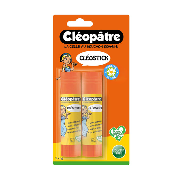 Lot de bâton de Colle "Cléostick" en 8 gr