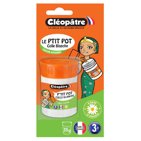 P'tit Pot de colle Cléopâtre à l'odeur d'amande