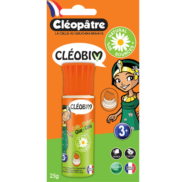 Colle végétale mini "CléoBim" en 25g avec embout étendeur