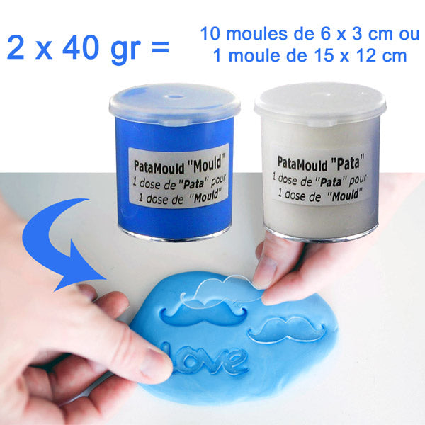 Patamould pâte de moulage bi composant