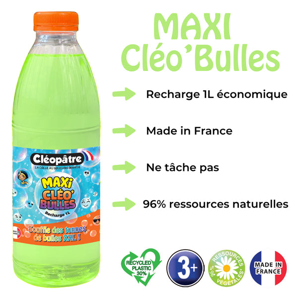 Maxi Cléo’Bulles – Recharge 1 L