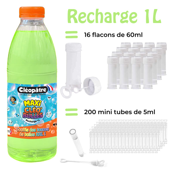 Maxi Cléo’Bulles – Recharge 1 L