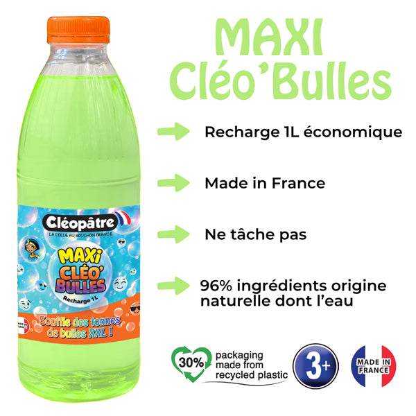 Maxi Cléo’Bulles – Recharge 1 L