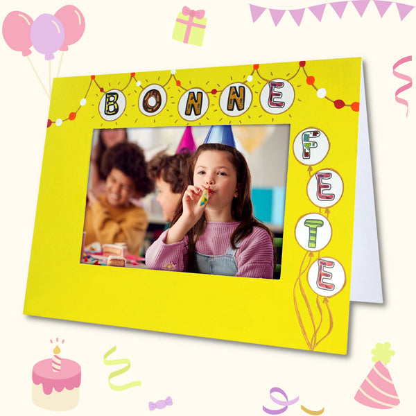 Cadres rectangles en carton à décorer