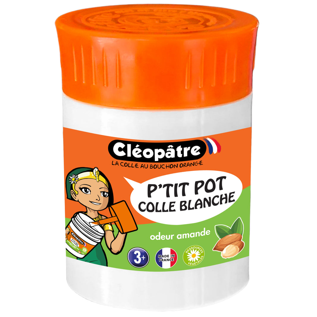 P'tit Pot de colle Cléopâtre à l'odeur d'amande