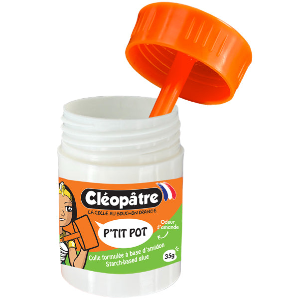 P'tit Pot de colle Cléopâtre à l'odeur d'amande