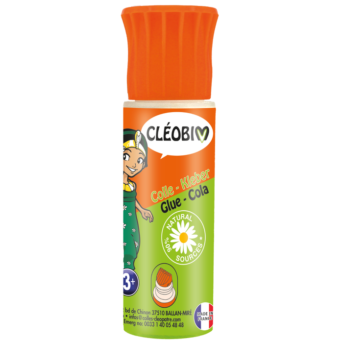 Colle végétale mini "CléoBim" en 25g avec embout étendeur
